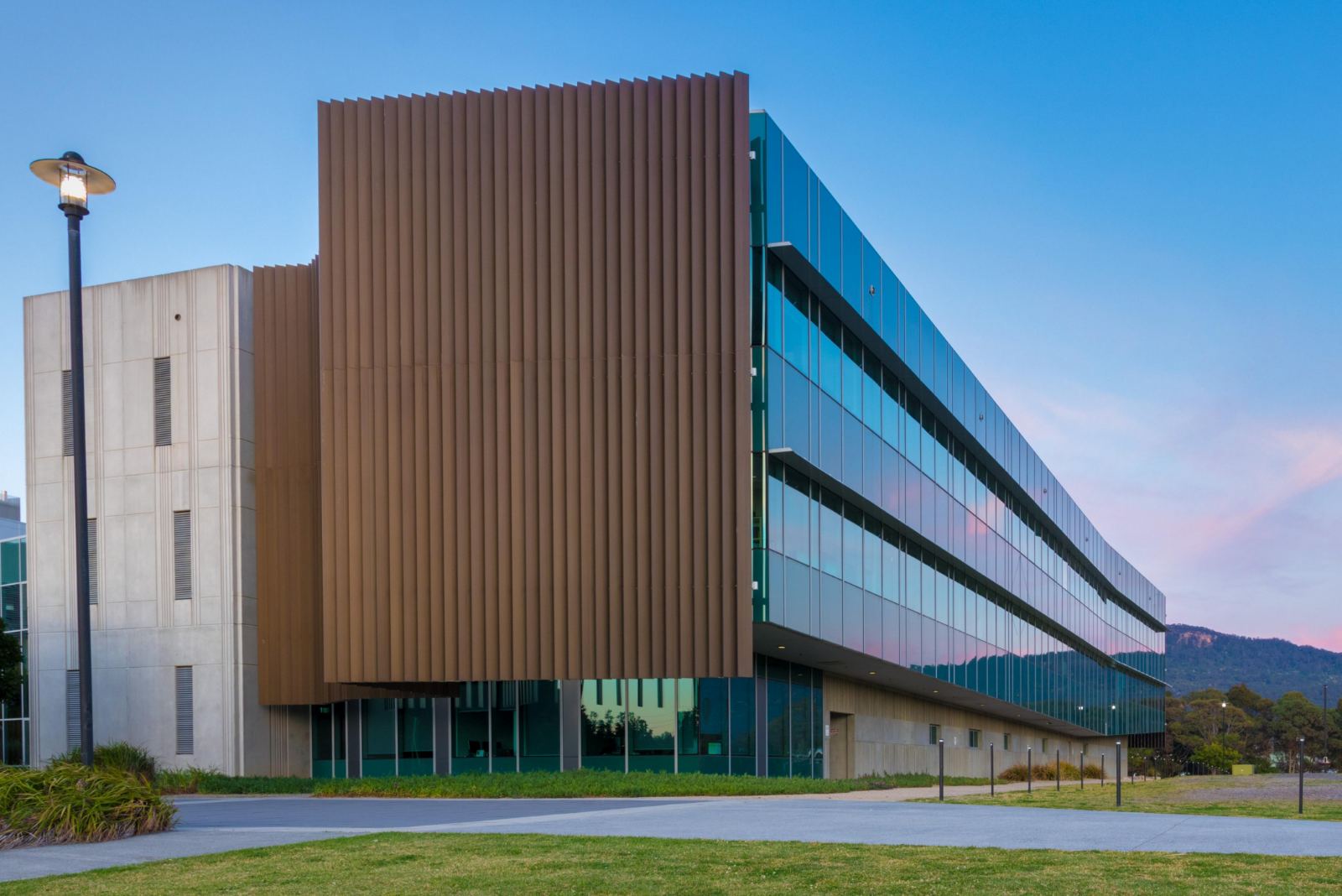 The clinic building, with parking in front